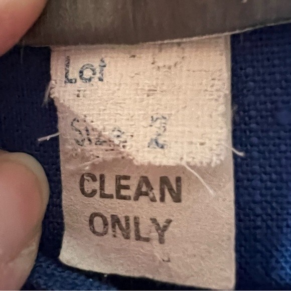 Vintage Warren Petites Sz 2P Cocktail Dress Formal Royal Blue Lattice Sleeves - Picture 6 of 12